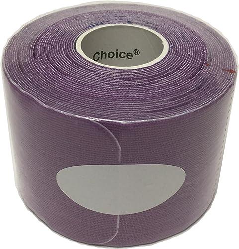 Therapist’s Choice Therapist’s Choice® Kinesiology Tape Pre-Cut Roll (2-Inch x 16.4-Feet) (Light Purple)