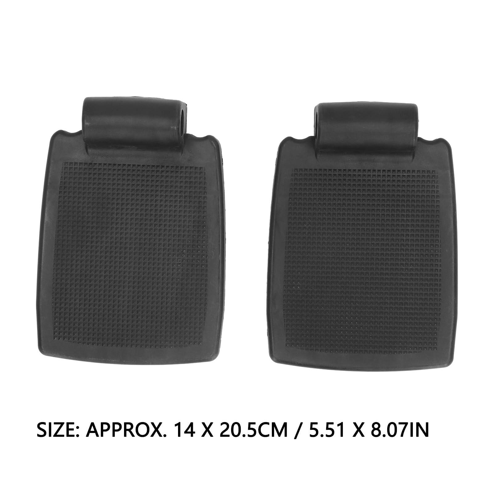 FILFEEL 19 Tube Wheelchair Footrest, Elevating Legs, Textured Surfaces, Universal Foot Pedal Replacement Parts for Enhanced Comfort, Prevent Slipping, Long Time Support, Nylon Material