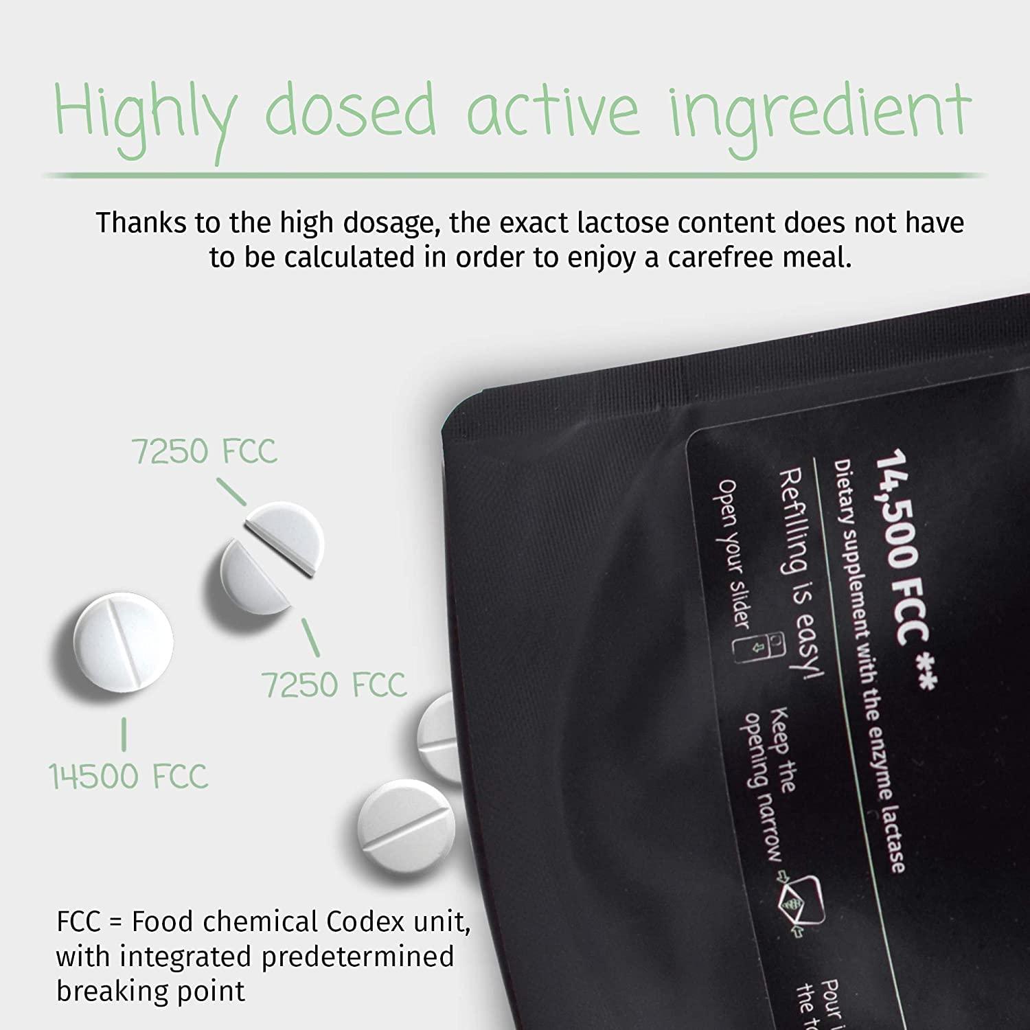 LactoJoy LactoJoy Lactase Pills I 240 Pieces Refill Package I Powerful Lactase Enzymes for Lactose Intolerance I Ultra Pure Lactase for Improved Digestion I 100% Vegan