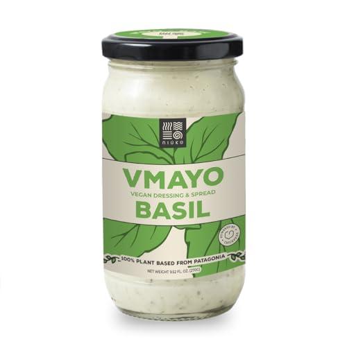 NIUKE NIUKE VMAYO Basil Vegan Mayo - Chickpea-Powered, Herbaceous & Creamy, 9.52 oz, 6 Pack