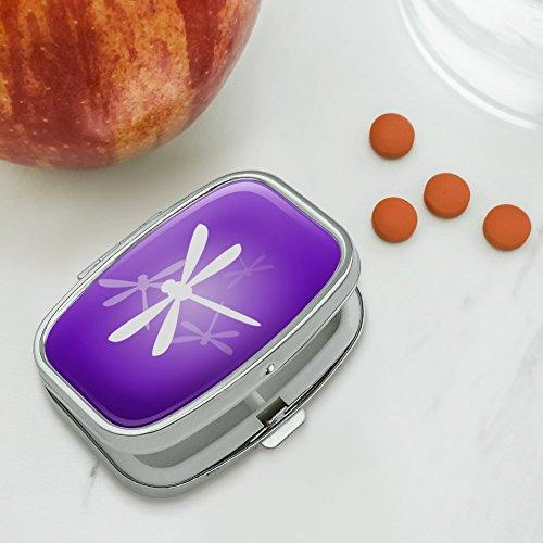 GRAPHICS & MORE Purple Dragonfly Dragonflies Rectangle Pill Case Trinket Gift Box
