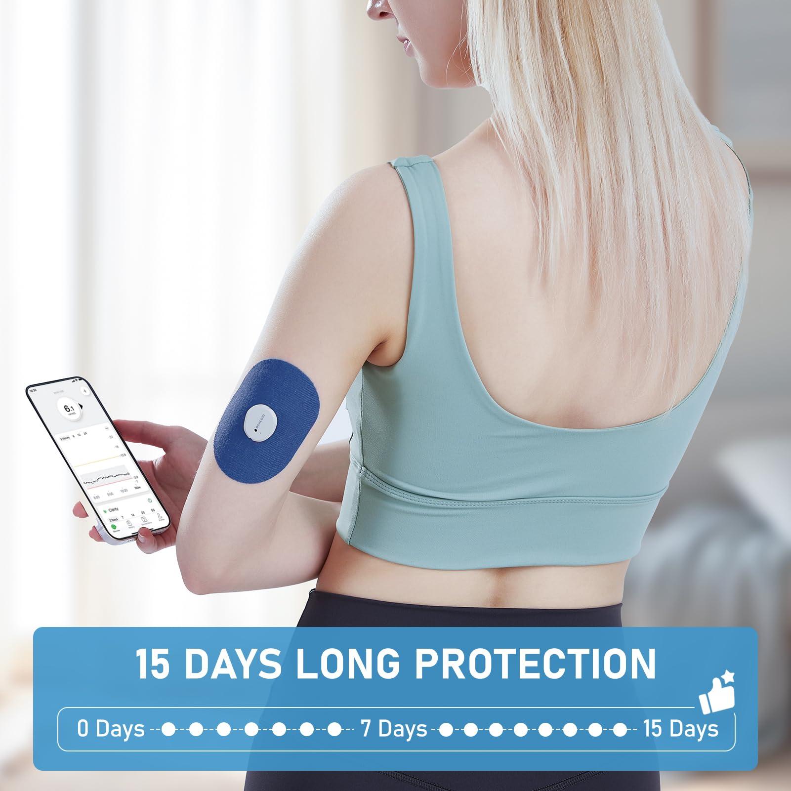 ANGTICS ANGTICS Dexcom G7 Adhesive Patches Waterproof, 30 Pack Multicolor Overpatch for Dexcom G7, Premium Transparent G7 Overlay Patches, Hypoallergenic & Skin-Friendly, Sensor is NOT Included