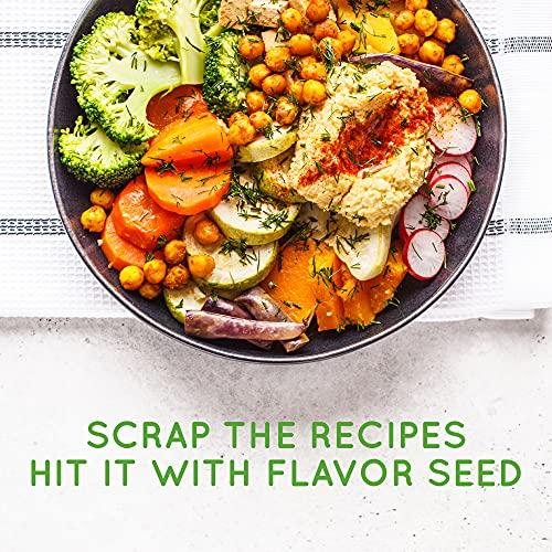 Flavor Seed Flavor Seed The OG Organic Salt Pepper Garlic Seasoning Mix. Organic Popcorn Seasoning. Seasonings and Spices for Cooking. Plant Based, Preservative Free, Non GMO, Keto, Paleo, Gluten Free, Kosher, Dairy Free, Vegan Spice Blend. Resealable 5 oz Pouch