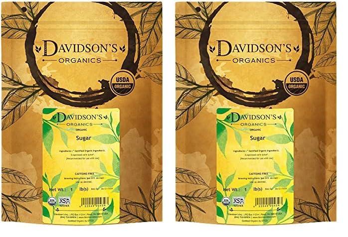 Davidson\'s Davidson\'s Organics, Sugar, Bulk, 16-Ounce Bag (Pack of 2)