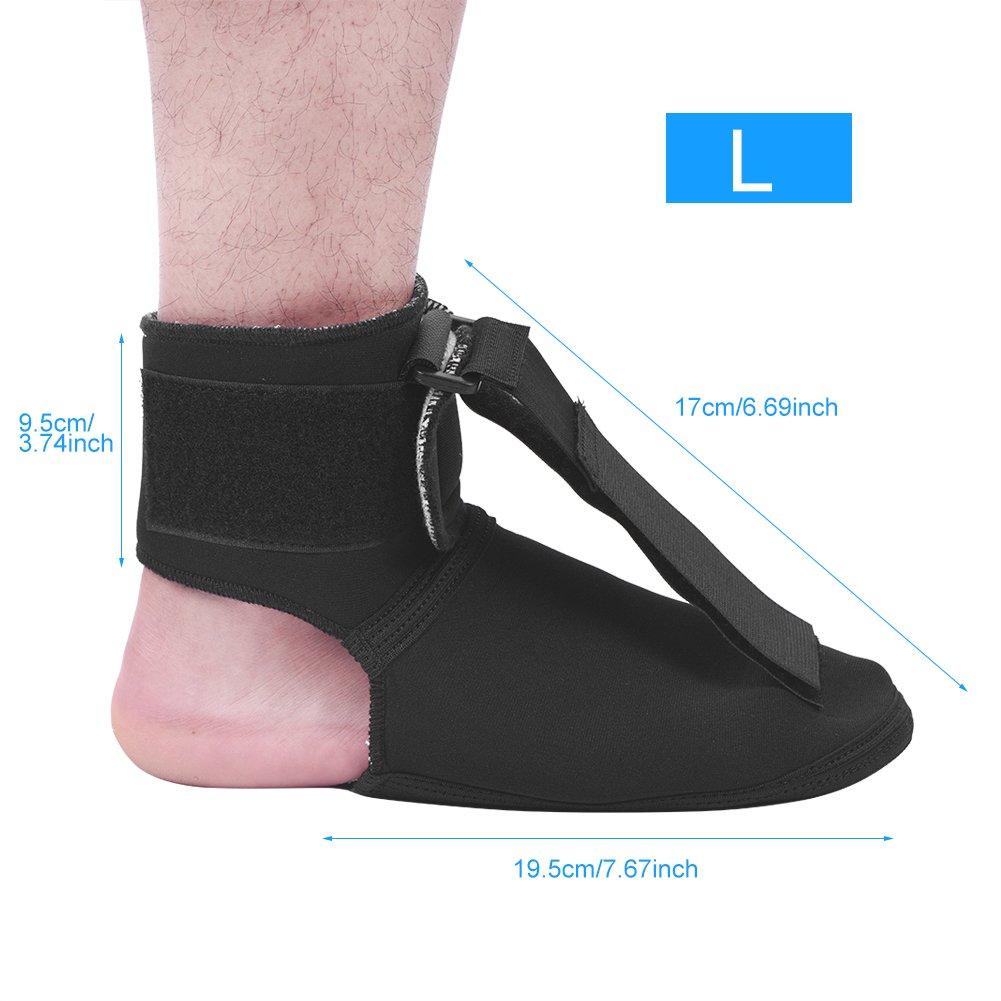 Semme Foot Drop Devices,Foot Splint Fascitis Plantar Nocturnal Posterior Foot Drop Ankle Fasciitis Plantar Foot Injury Night Instep with Orthopedic Rehabilitation(L)