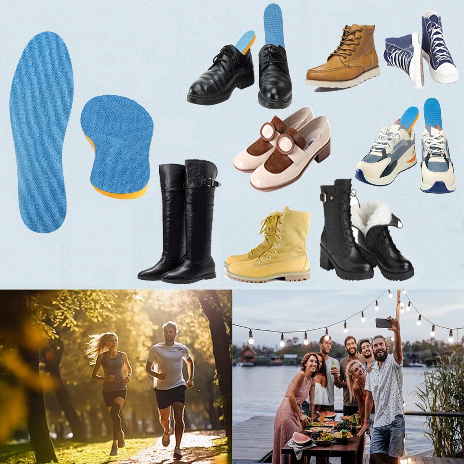 Besnoht Supination Insoles,Arch Support Inserts,Plantar Fasciitis Orthotic Insoles for Rectify Flat Feet,O/XO Type Legs,Bow Legs,Arch Feet Pain,Heel Pain (Color : Supination, Size : 41-42)