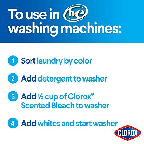 Clorox Clorox Splash-Less Liquid Bleach, Fresh Meadow Scent - 116 Ounce Bottle (Packaging May Vary)
