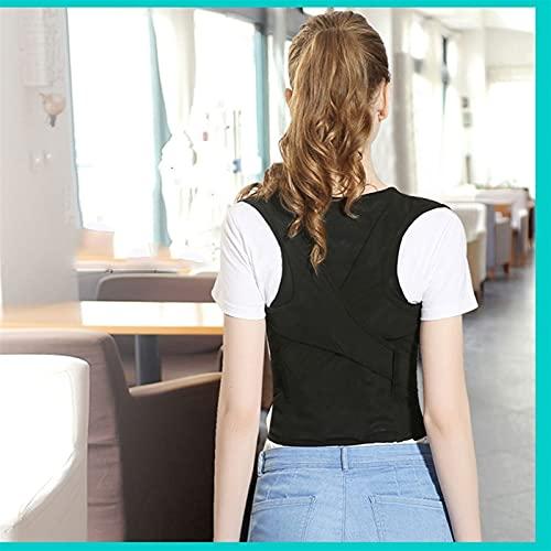 XWSM Full Back Brace Posture Corrector For Men And Women - Upper And Lower Back Support Protection Belt Adjustable Provide Pain Relief For Neck, Back, Shoulders Support ( Color : Black , Size : 4X-Large )
