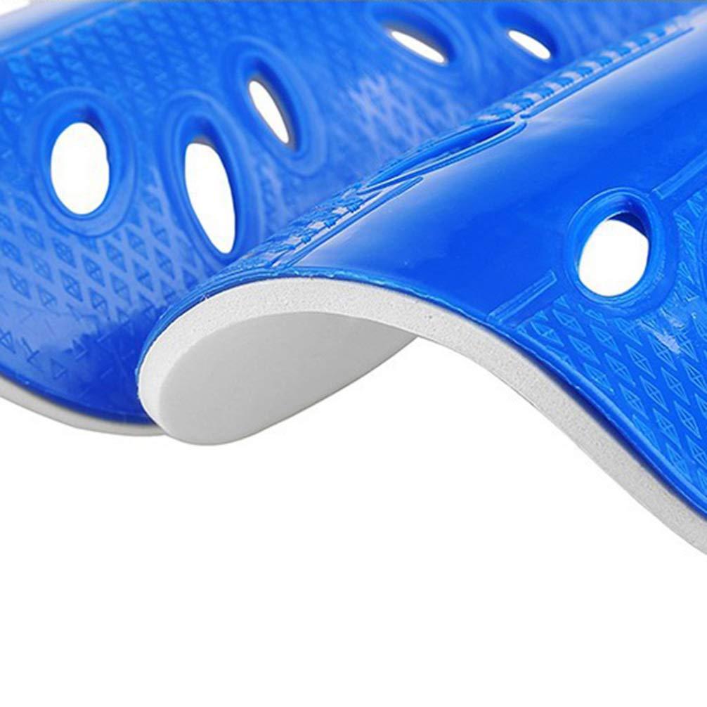 Milisten Milisten Soccer Shin Pad Gear Blue Pair Soccer Shin Guards Shin Pads Soccer Protective Gear Calf Guard Shin Pads for Teens Children Kids Youth(Black + 2 Perforated Breathable Gear