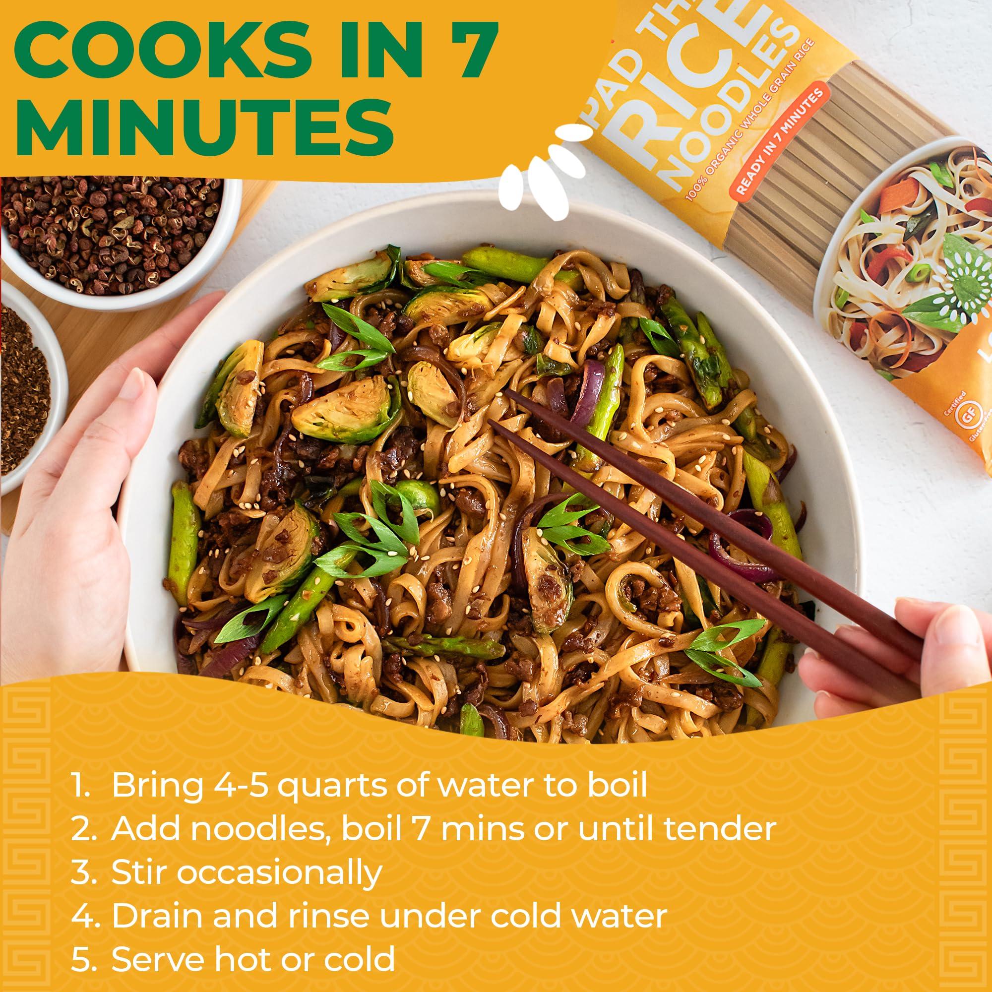 Lotus Foods Lotus Foods Organic Brown Pad Thai Rice Noodles (PACK OF 3)