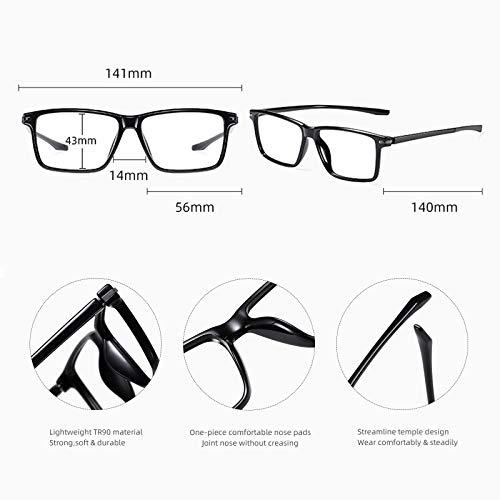 COTIA COTIA Reading Glasses for Mens,Transition Photochromic Dark Gray Sunglasses,TR90 Square Frame with Matte Texture (tea, 0)