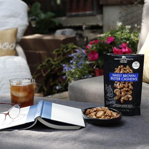 Squirrel Brand Squirrel Brand Sweet Brown Butter Cashews, 3.5 Ounces Resealable Bag, Gluten Free, Vegetarian