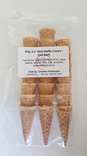 Creative Gourmand Pidy 2.4" Mini Waffle Cone - 21ct