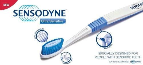 Sensodyne Sensodyne Sensitive Toothbrush Soft Sensitive Teeth, 3 Count (Pack of 2)