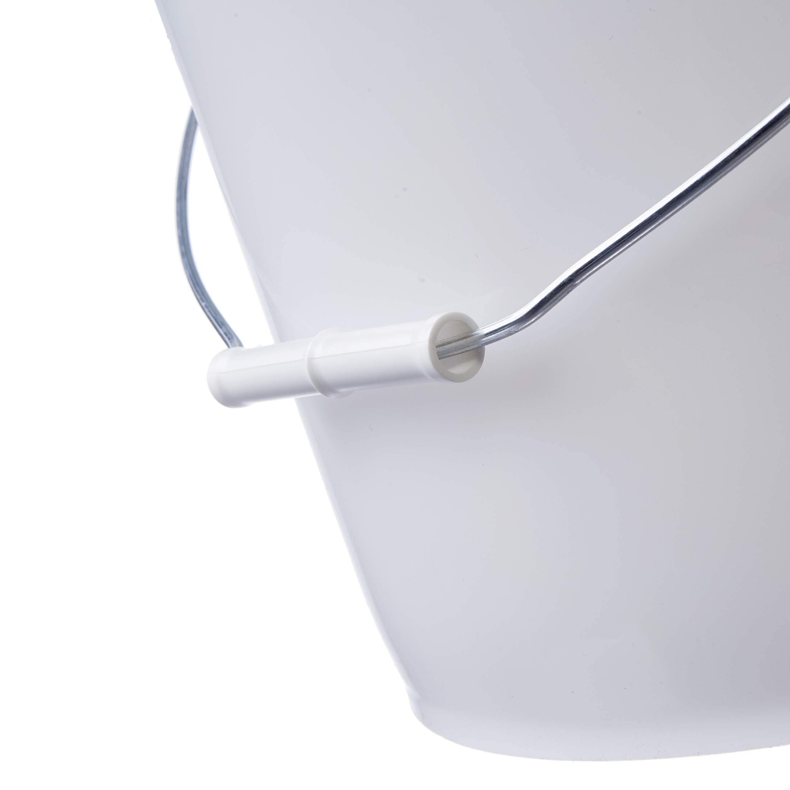 HE HUDSON EXCHANGE Letica Premium 3.5 Gallon Bucket, HDPE, Natural, 144 Pack