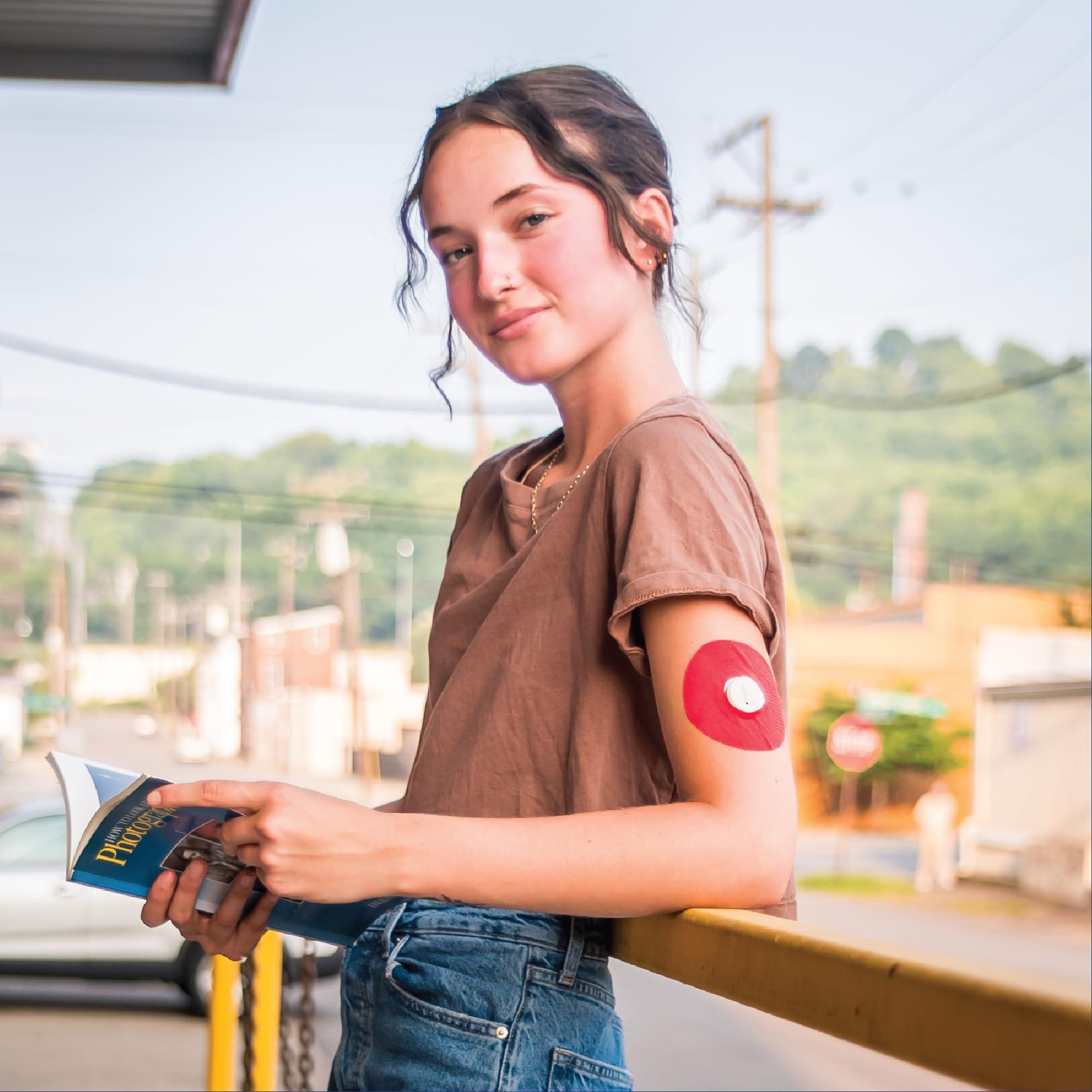 RightCare RightCare CGM Adhesive Patch for G7 (25-Pack), Uncovered Oval, Tan, Bag of 25