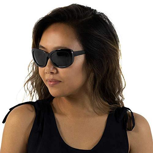 VITENZI VITENZI Sunglasses with Readers for Women, Reader Sunglass with Bifocals, Vintage Tinted Reading Sun Glasses, Venice in Black