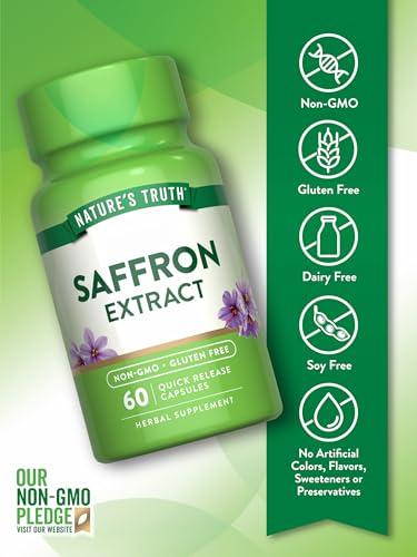 Nature\'s Truth Nature\'s Truth Saffron Extract Capsules | 60 count | Concentrated Extract | Non-GMO & Gluten Free Supplement