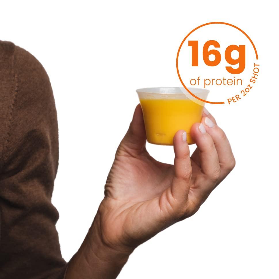 VIDAFUEL Vidafuel Protein Drink, 16g Protein Per 2oz Shot, 32 fl oz Carton, Citrus, Collagen and Whey Drink, No Artificial Sweeteners