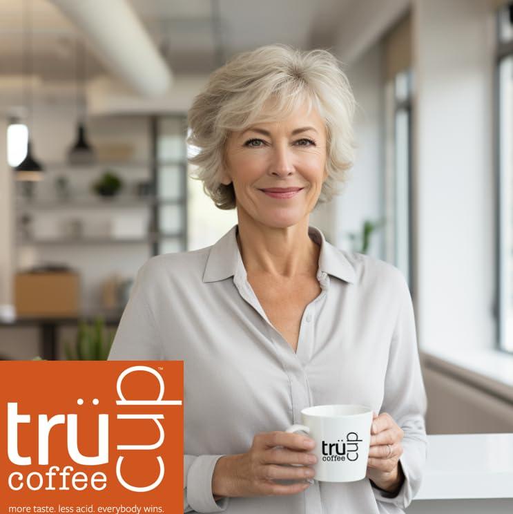 TRUCUP trcup Low-Acid Espresso Blend Coffee (Whole Bean, 12 oz)