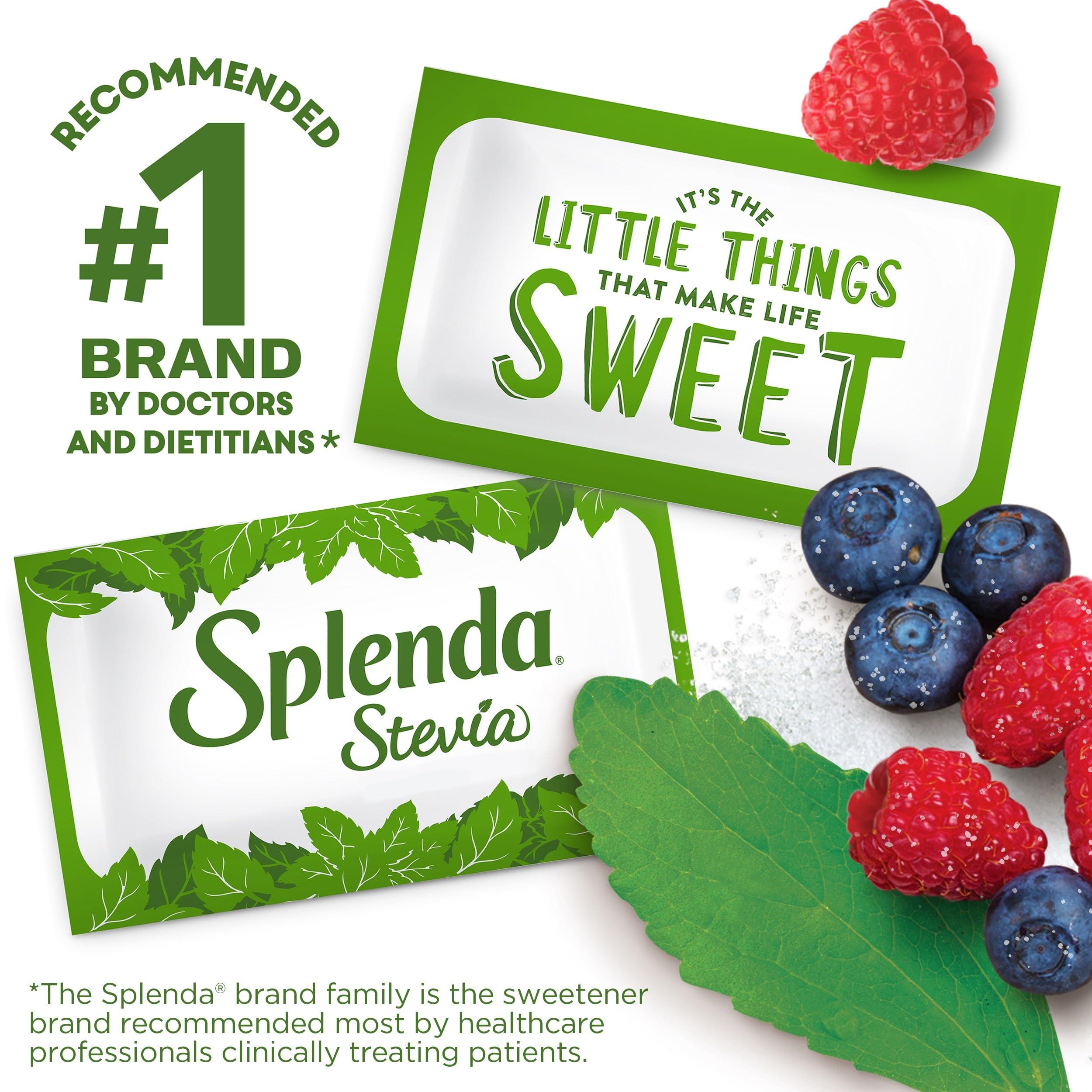 SPLENDA SPLENDA Stevia Zero Calorie Sweetener, Plant Based Sugar Substitute Granulated Powder, Single Serve Packets, 40 Count