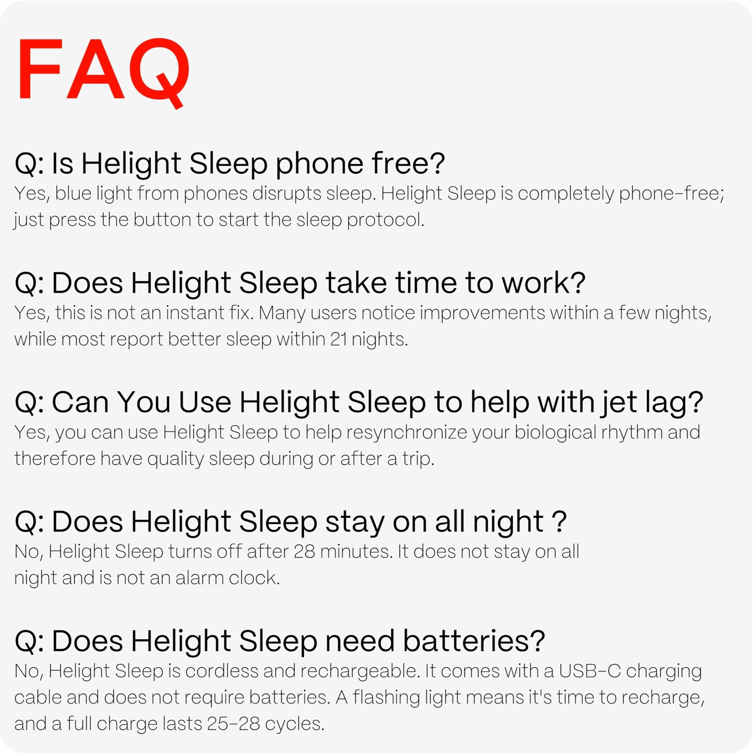 Helight Helight Sleep Red Light Therapy Sleep Device 630nm Pure Red Light for Better Sleep Sleep Aid to Support Deep Relaxation and Quality Sleep Backed by Science for Adults & Kids Bedrooms