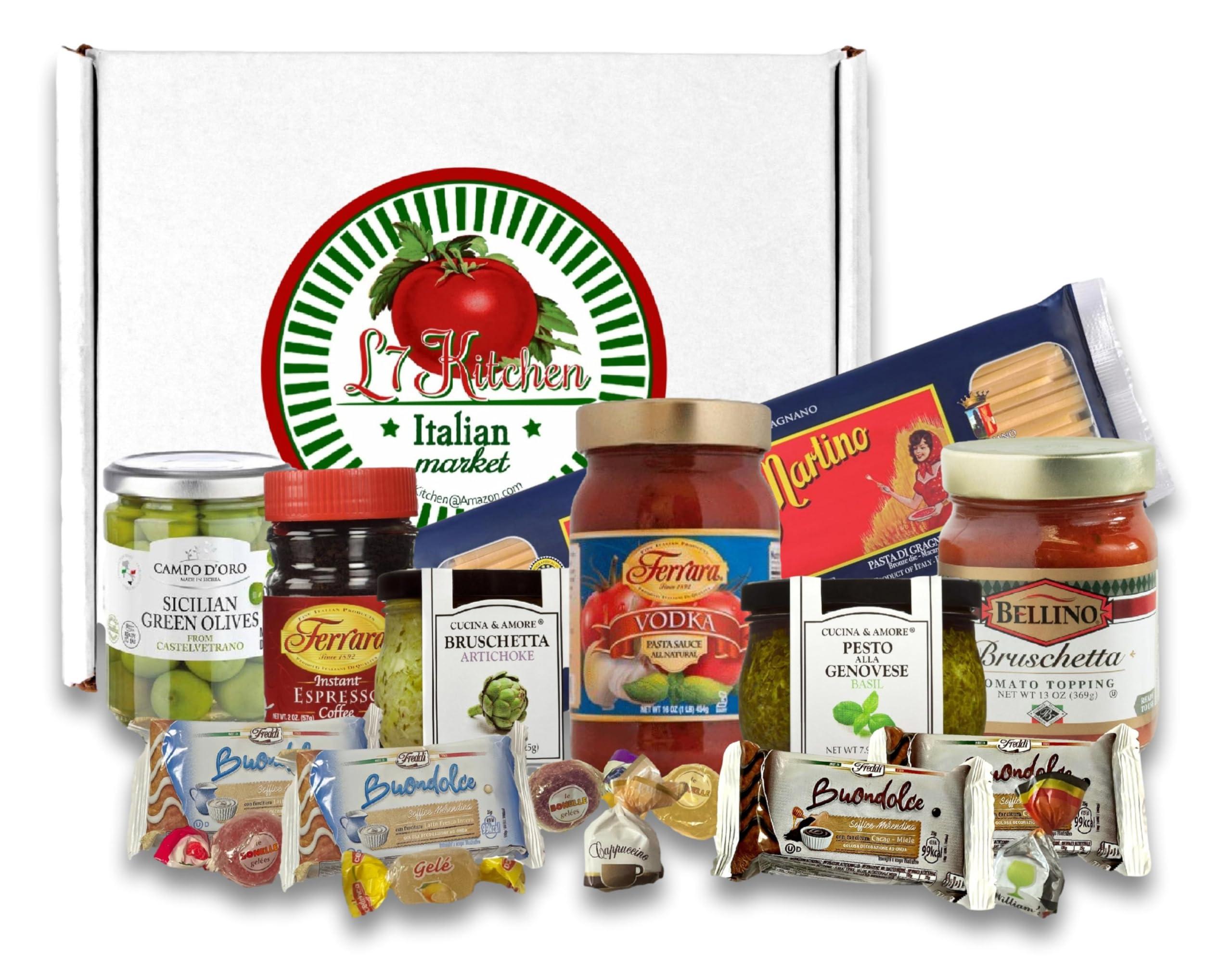L7 Kitchen Deluxe Imported Italian Gourmet Gift Basket