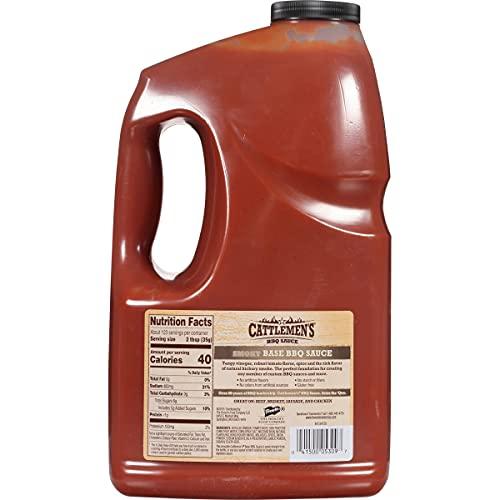 Cattlemen's Cattlemen's Smoky Base BBQ Sauce, 1 gal - One Gallon Jug of Customizable Smoky Barbecue Sauce Base for Chefs, Ideal for Ribs, Briskets, Wings and More