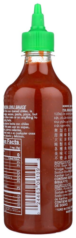 Unknown Sriracha Hot Chili Sauce - 17 oz. (Pack of 12)