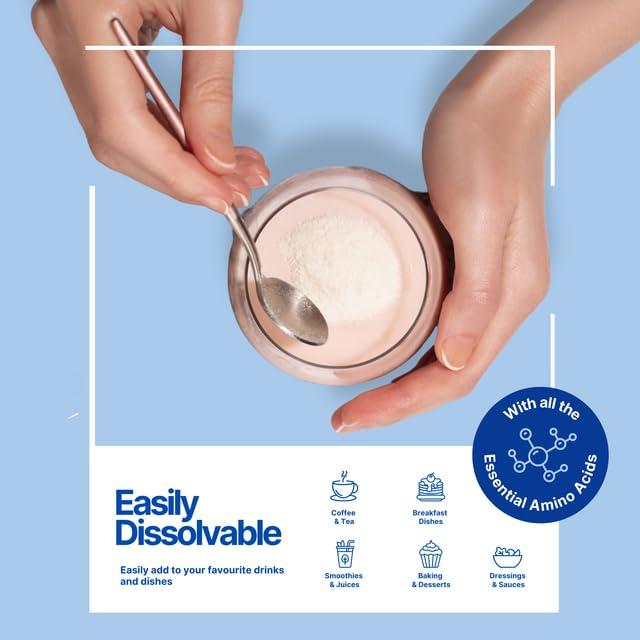 The Intelligent Health The Intelligent Health Hydrolyzed Collagen Peptides Powder, Grass Fed, High Protein, Unflavored, Gluten-Free, Paleo & Keto Friendly, 10g per Serving (200g) Supports Skin, Hair, Nails, Joints, & Bones