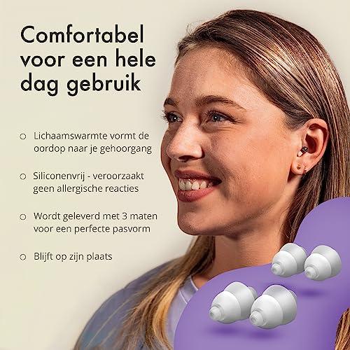 Alpine Alpine ClearTone - High Fidelity Ear Plugs for Concerts, Noise Sensitivity and More - 21dB - Soft & Comfortable - Comes with 3 Sizes: S/M/L - Earplugs for Noise Reduction - Mica