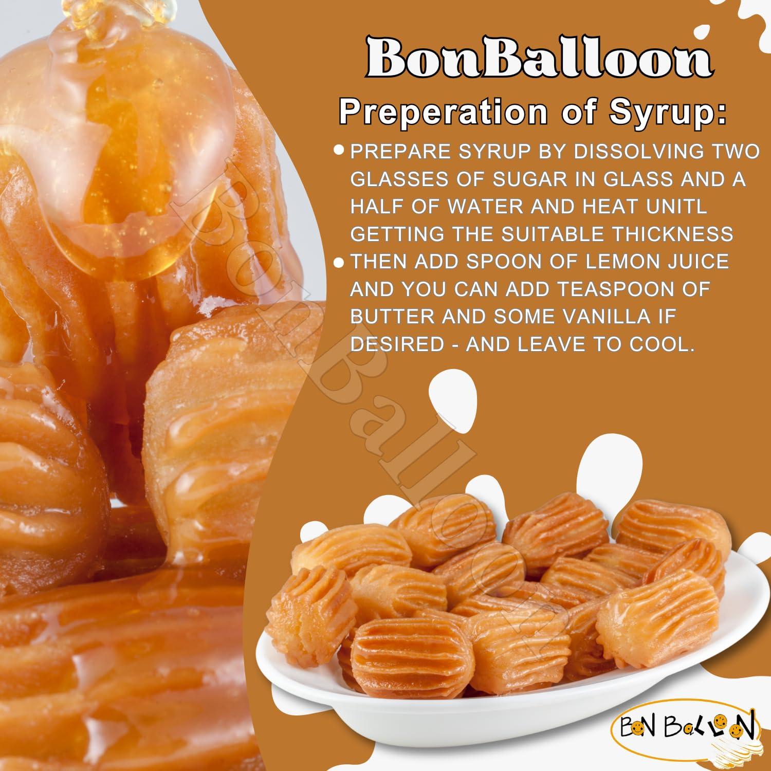 Generic Balah El Sham Tulumba Mix Powder Dessert Elsham Arabian Al Sham Sweets Alsham Arab Desserts Sweet Easy To Prepare Delicious Taste Easier Cooking Kosher Halal (1 Pack = 7.05 oz / 200 gm)