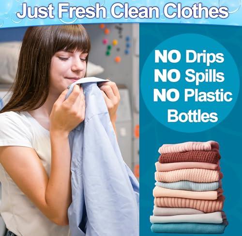 5 STAR SUPER DEALS Eco Laundry Detergent Sheets (120 Large Sheets) - Plant Based, Biodegradable Machine Washing Strips, Liquid Less, Plastic Free, Travel & Home Use - Compact & Pre-Measured (Ocean Breeze)