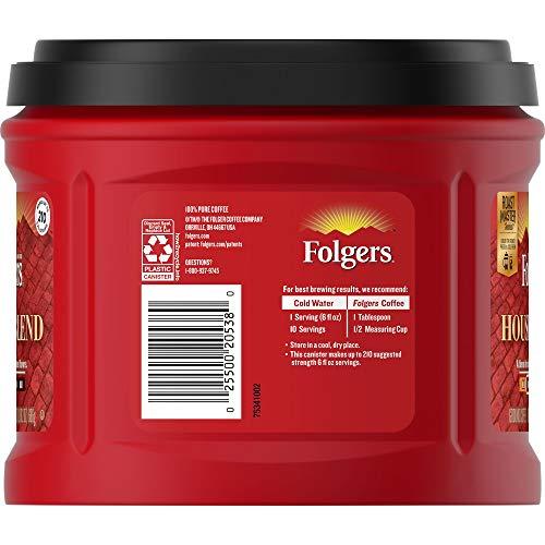 Folgers Folgers House Blend Medium Roast Ground Coffee, 24.2 Ounces