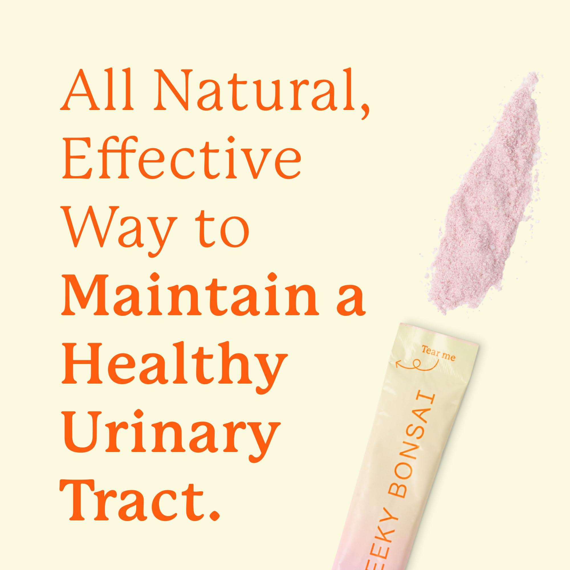 Cheeky Bonsai Cheeky Bonsai Bye Bye UTI Urinary Tract Support Health Powder Drink Mix | 10 Packets | Hibiscus Lemonade Flavor - Support Healthy Urinary Tract, Fast Acting, Simply Mix With Water