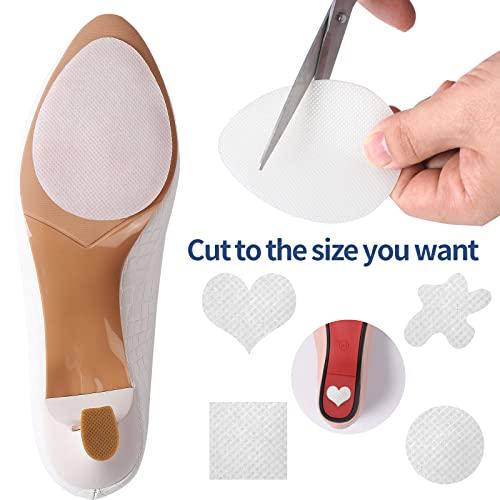 Ashoesert Ashoesert's Shoe Sole Protector for Heels,Shoe Grips on Bottom of Shoes, Anti Slip Shoe Grips,Non Slip Shoe Pads, Non Slip Pads for Shoes,Shoe Bottom Stickers (Black + Yellow + White - 3 Pairs)
