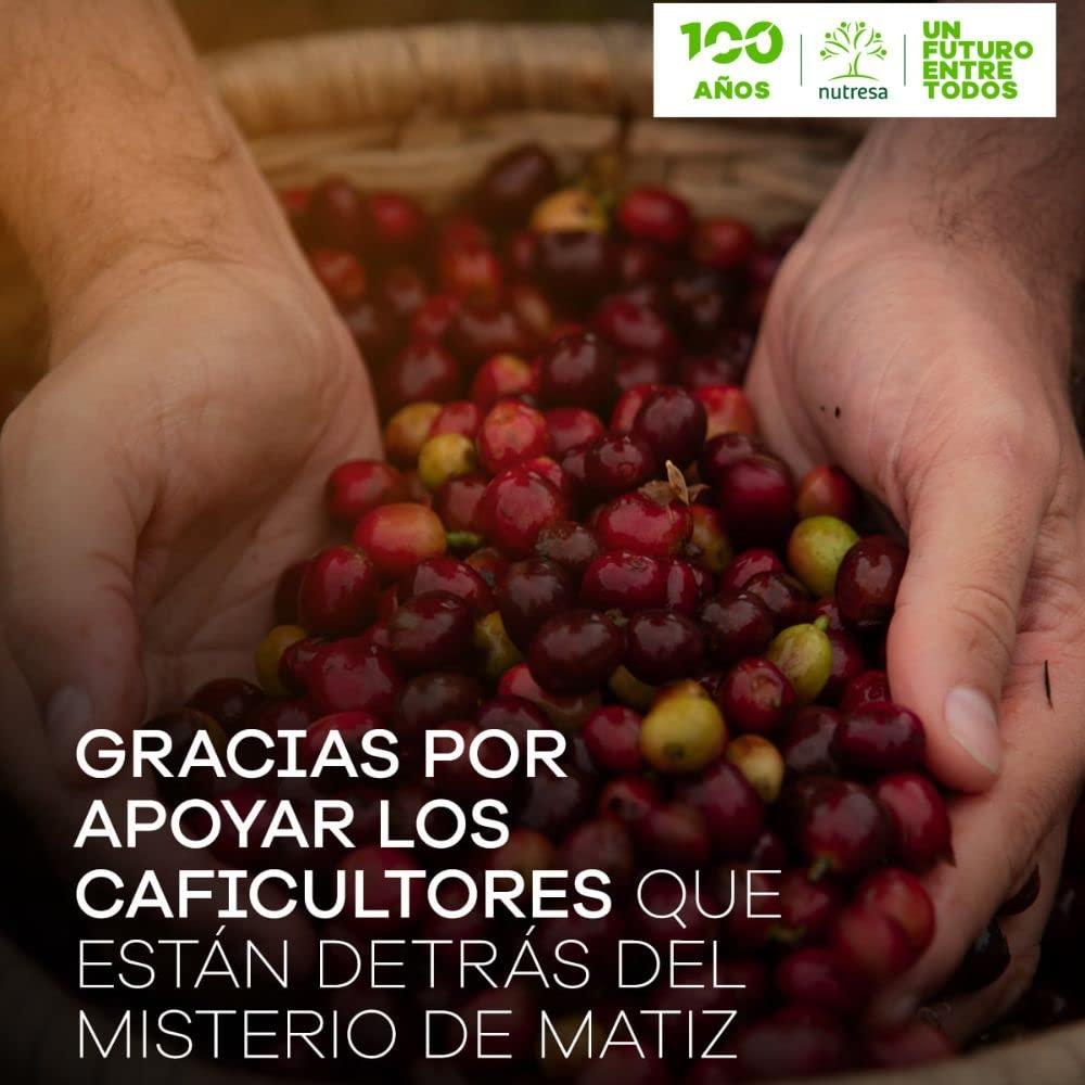 RUUFE Matiz Colombian Strong Coffee (2 Pack) Strong & Intense roasted and ground coffee Matiz Cafe Colombiano Molido y Tostado Intenso y fuerte Colombian Coffee Matiz Escarlata Matiz Ebano