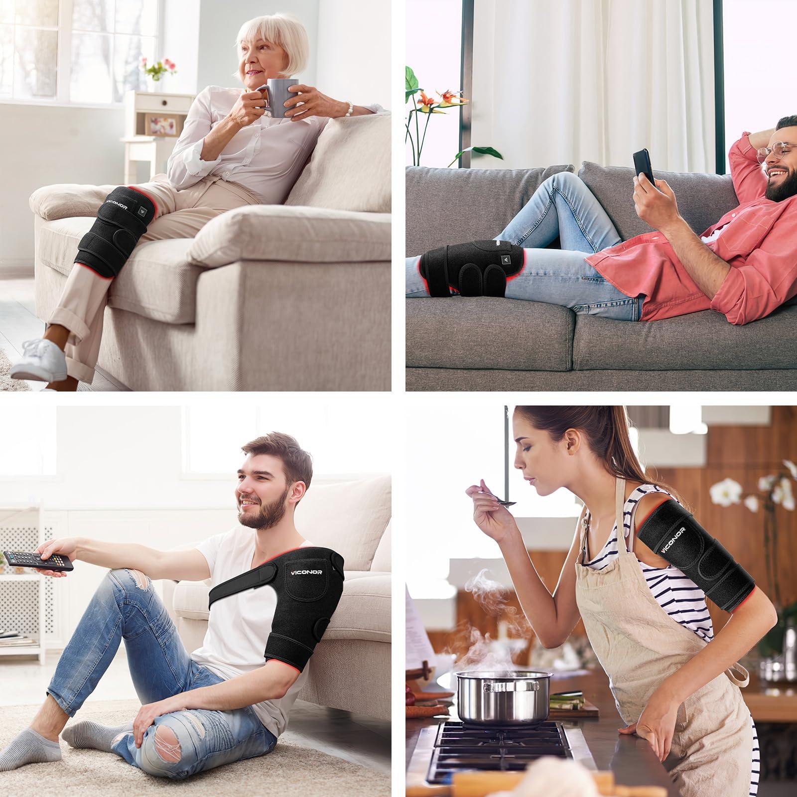 Viconor Item1 Red Light Therapy Device Lamp for Body. Item2 Knee Infrared Light