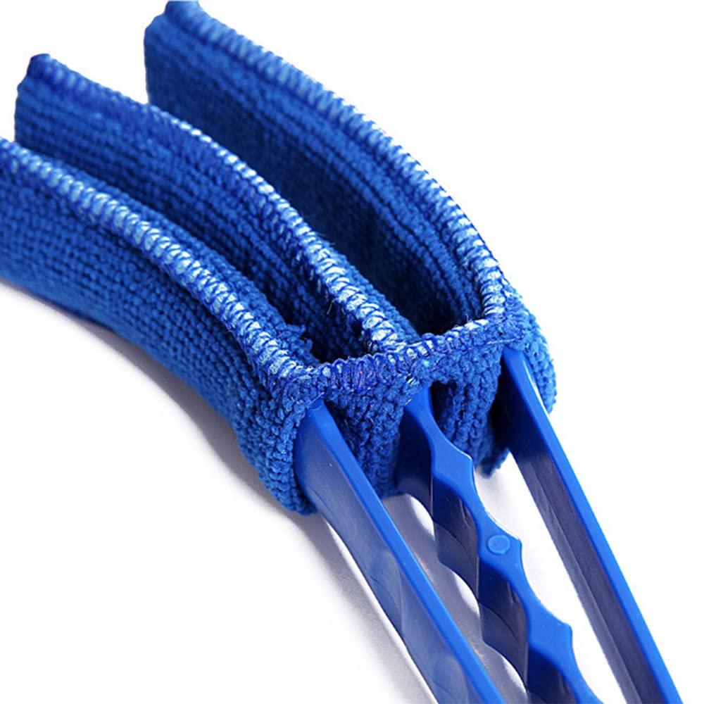 tooloflife Venetian Blind Cleaner Washable Blind Duster Slat Cleaners Tool Cleaner Brush for Window Shutters(Green)