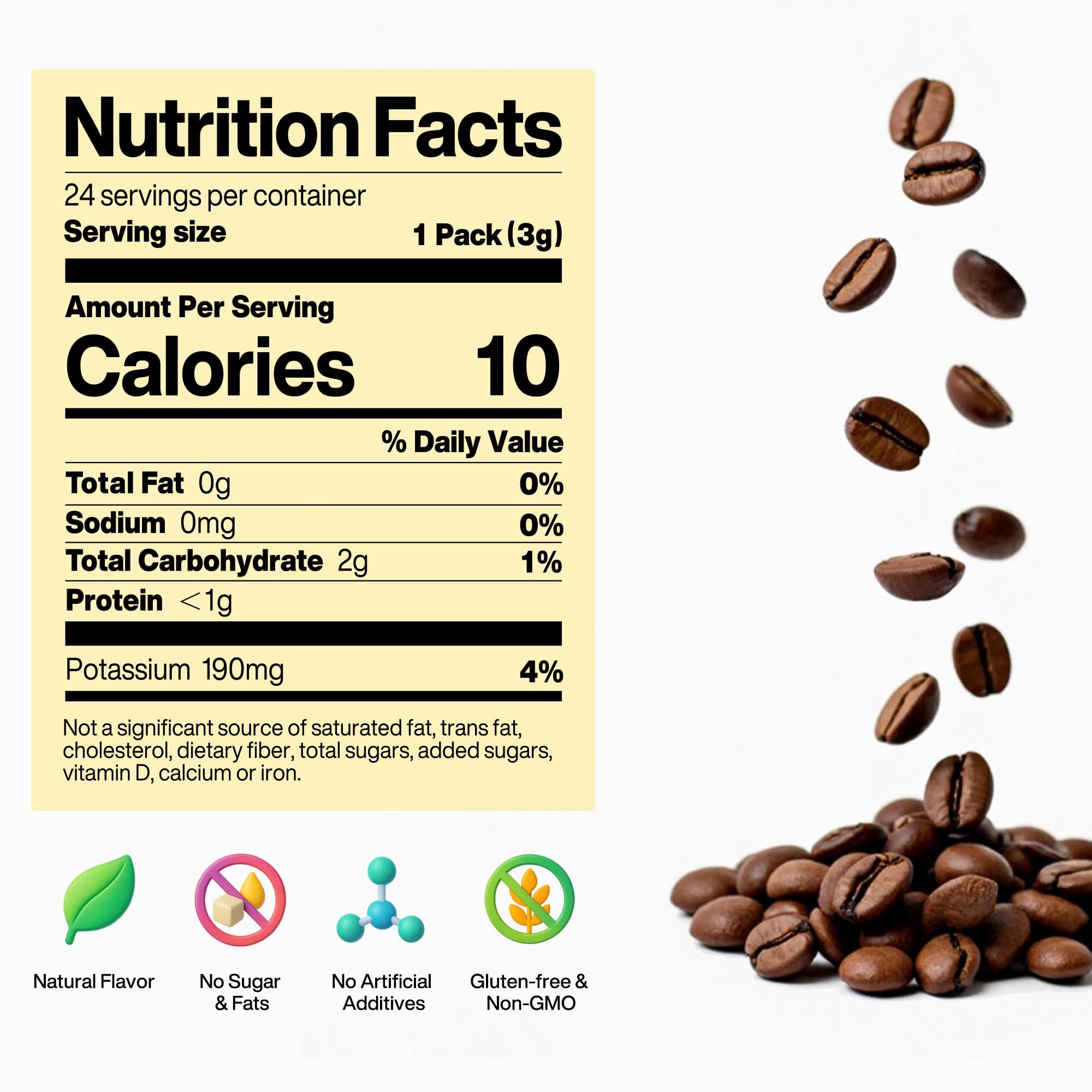 SaturnBird SATURNBIRD Coffee Instant Cold Brew - Medium, Dark Roast Variety Pack, 3 Roast Levels (NO.4-6), 100% Arabica Coffee Powder, Enjoy Cold/Hot, 24 Single Serves Perfect for Iced Coffee