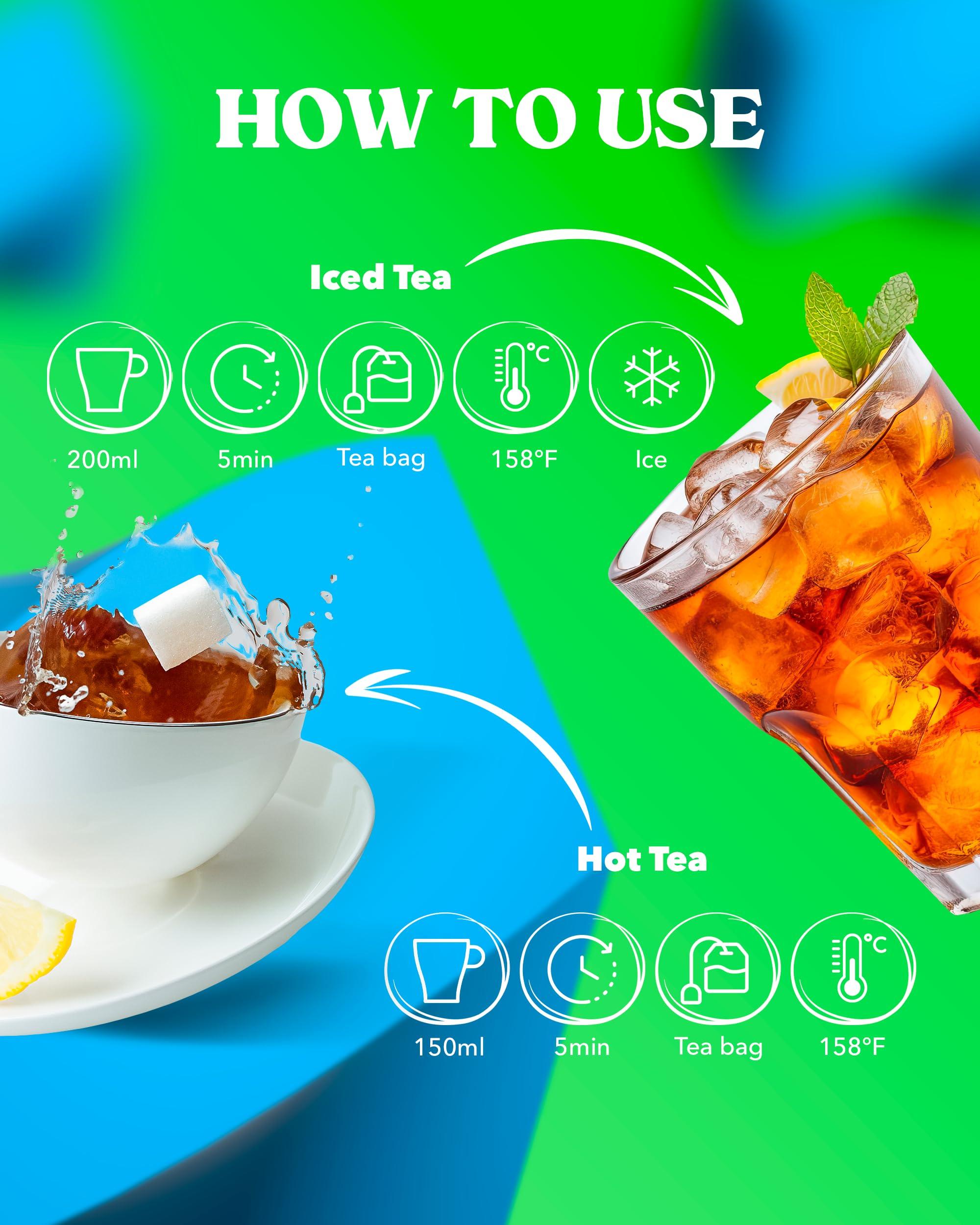 LOVARE LOVARE Bahamian Soursop Loose Leaf Tea 80 g - Made in Ukraine Green Tea, Soursop, and Orange Blossom - Gift Box with 15 Paper Filters Easy to Brew Tea Blend