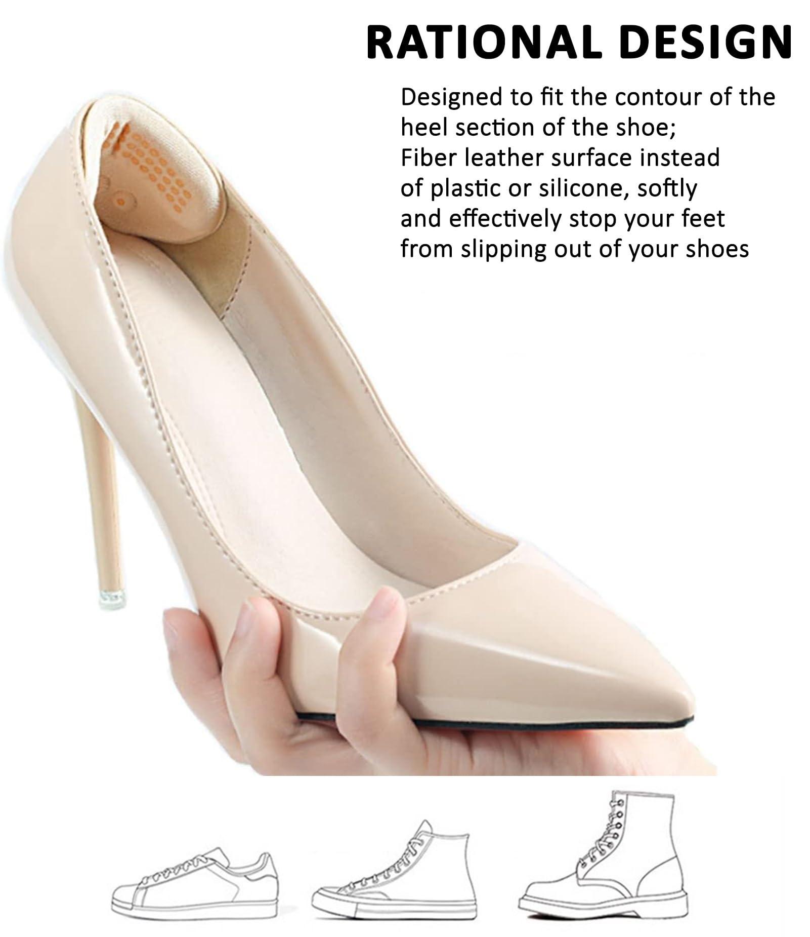 SAFWELAG Heel Pads for Shoes Cuttable Back of Heel Cushion InsertsHeel Pads Improved Shoe Fit and Comfort,Prevent Heel Slip and BlisterReusable (Color : Black, Size : 20pcs)