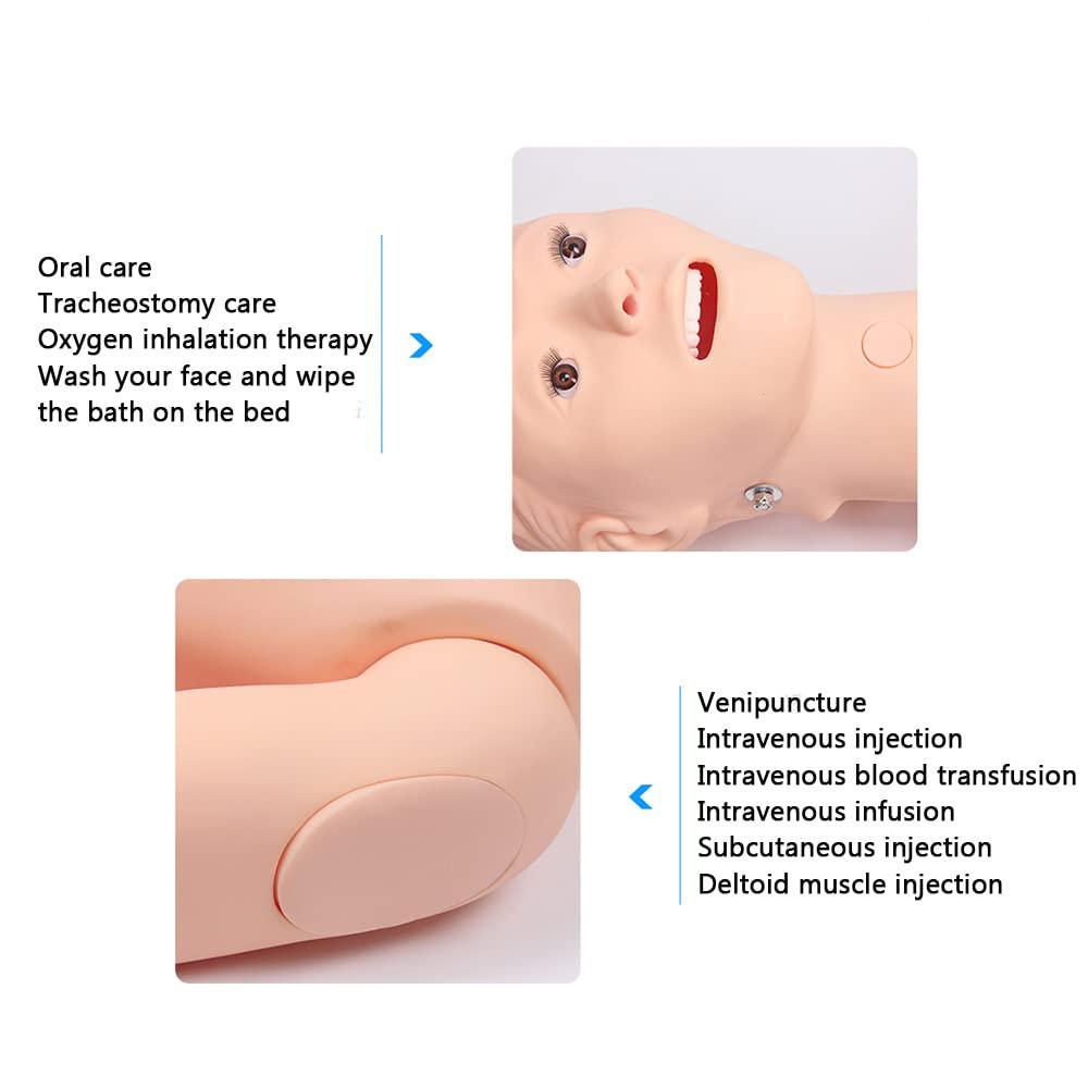 ZCBYBT ZCBYBT Educational Teaching Model Patient Care Manikin Nursing Training Model Nursing School Manikin,Women