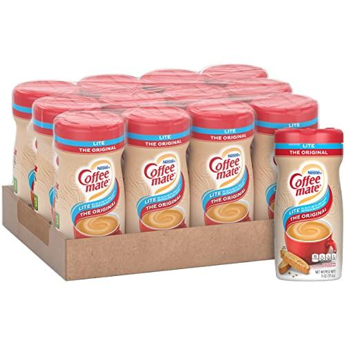 Coffee mate Nestle Coffee mate Coffee Creamer, Original Lite, Non Dairy Powder Creamer, 11 Ounces (Pack of 12)