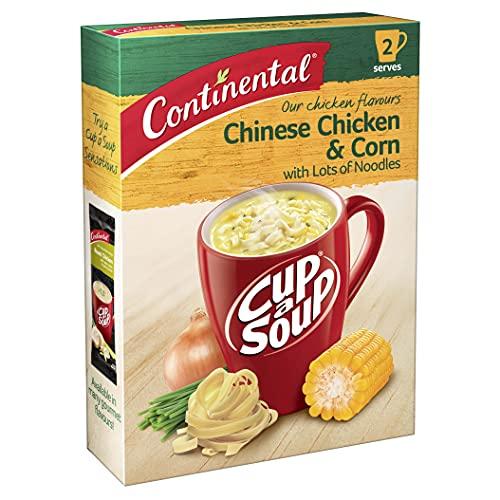 Unilever Continental Chinese Chicken & Corn Lots-a-noodles Soup 2 Serves 66gm
