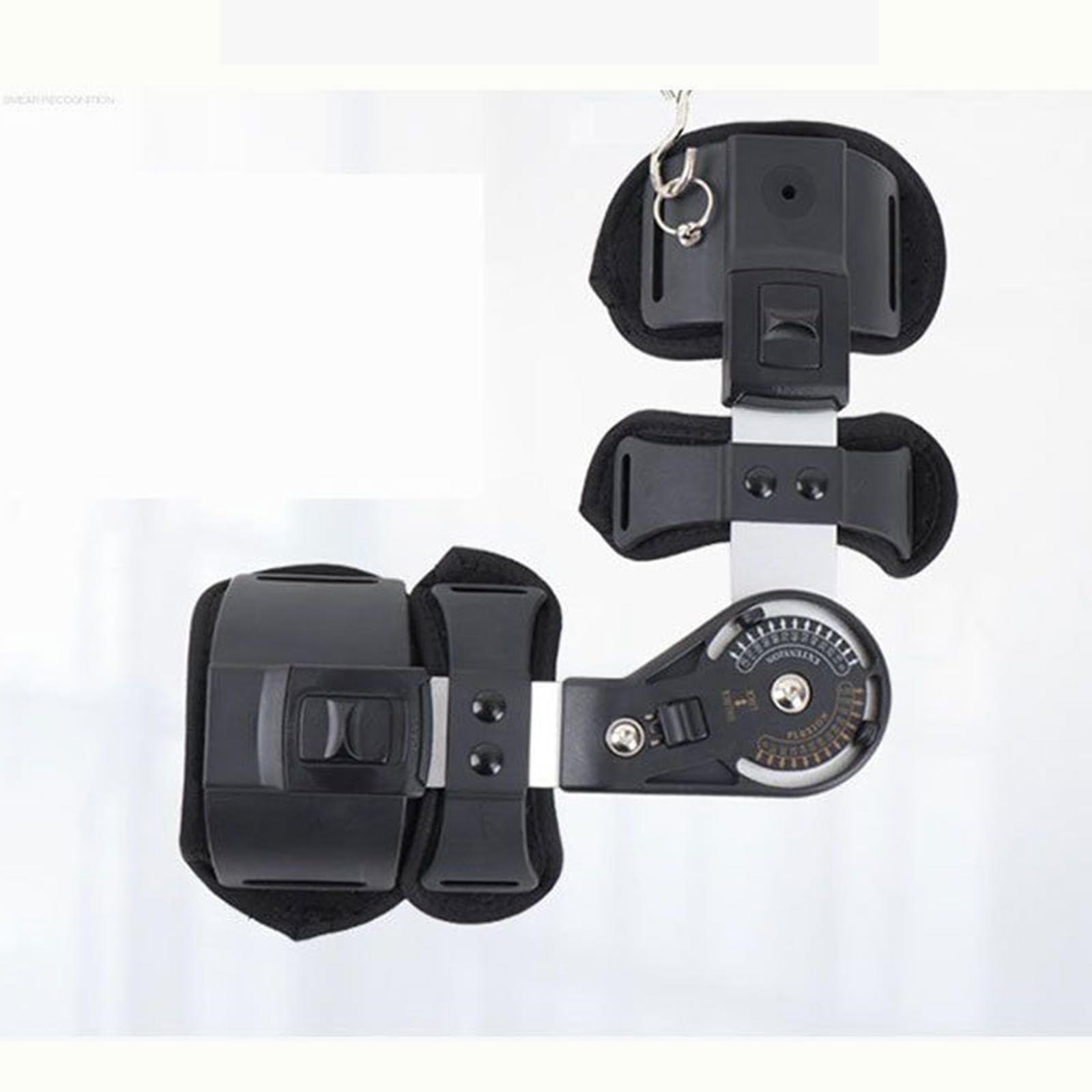 PopieL Post Op Elbow Brace for Surgery Pain Relief Recovery, Adjustable Hinged Rom Elbow Brace, Elbow Splint Immobilizer for Left or Right Elbow, Hand Arm Splint for Men Women,right