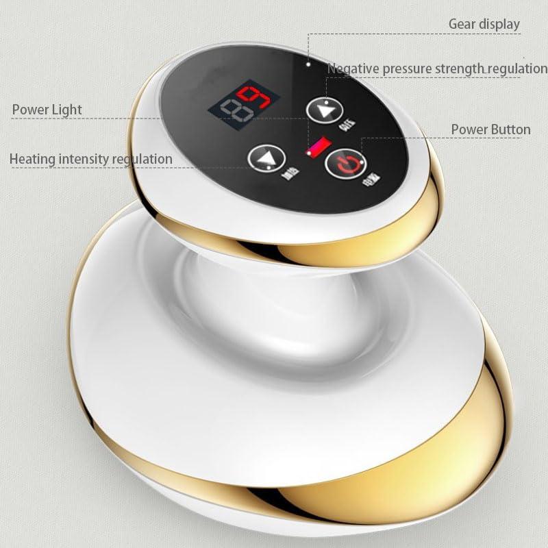 Supdriver Supdriver Electric Gua Sha Massage, Heating Negative Pressure Magnetic Wave Therapy Instrument, Scraping Detox Massager, Negative Pressure Linfa Detox SPA GuaSha Massager