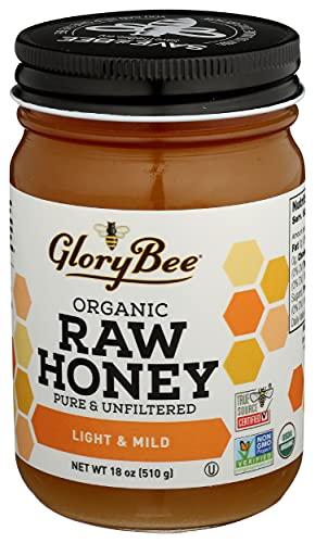 GloryBee GloryBee Clover Blossom Raw Organic Honey, 18 Ounce