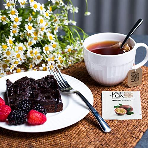 JAF TEA JAF TEA - Passion Fruit Black Tea - 6 Boxes, 120 Tea Bags (20 each), Hot or Iced Tea
