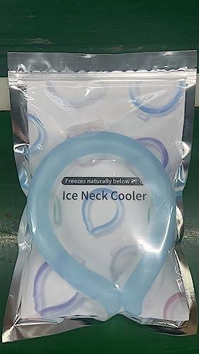 Generic Cooling Neck Wrap Neck Cooling Tube, Reusable Neck Cooler for hot Weather, Long-Lasting Cooling Neck ice Pack, Instant Cooling Refresh hot Menopause (Blue)